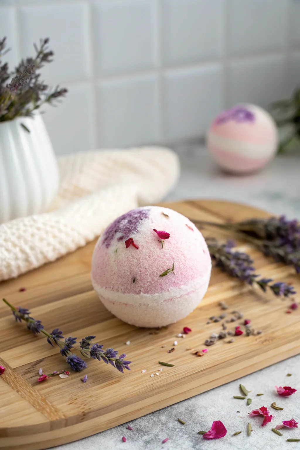 Indulge in a luxurious soak with these handcrafted bath bombs, perfect for a serene escape.