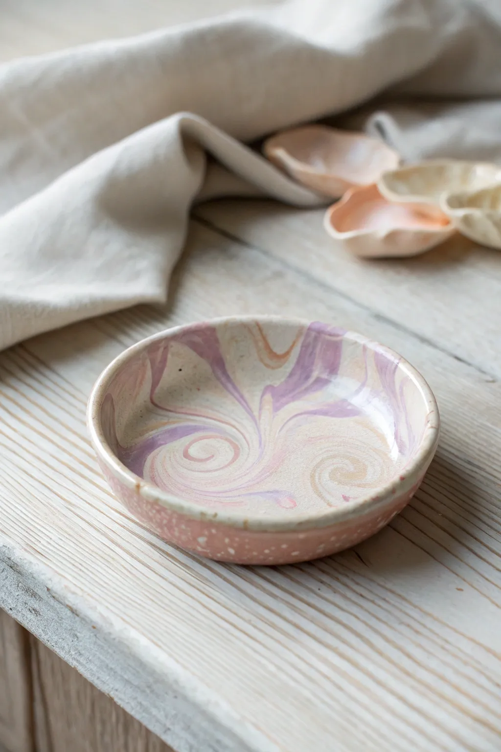 Elevate your jewelry organization with a handcrafted clay dish, where simplicity meets elegance.