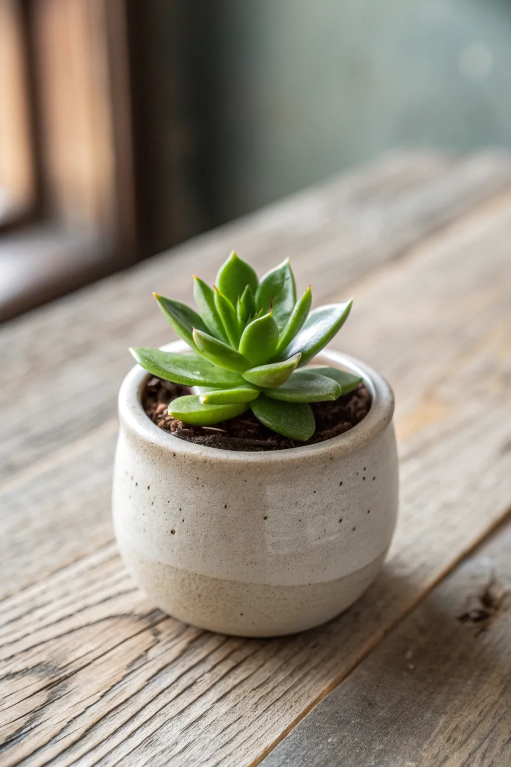 Embrace simplicity with these charming miniature succulents, perfect for adding a touch of nature to any space.