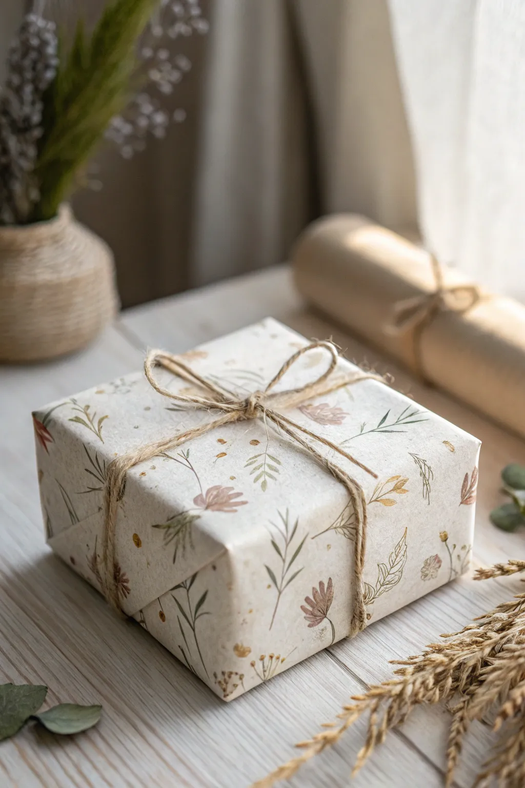 Elevate your holiday gifting with eco-friendly decoupage wrap, where simplicity meets elegance.