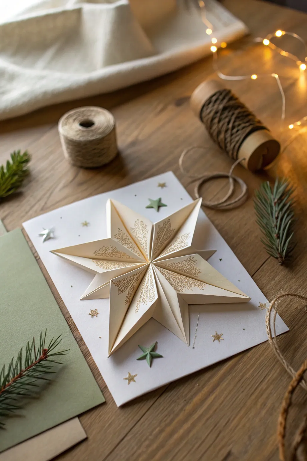 Unfold the magic of Christmas with origami elegance. 🎄✨