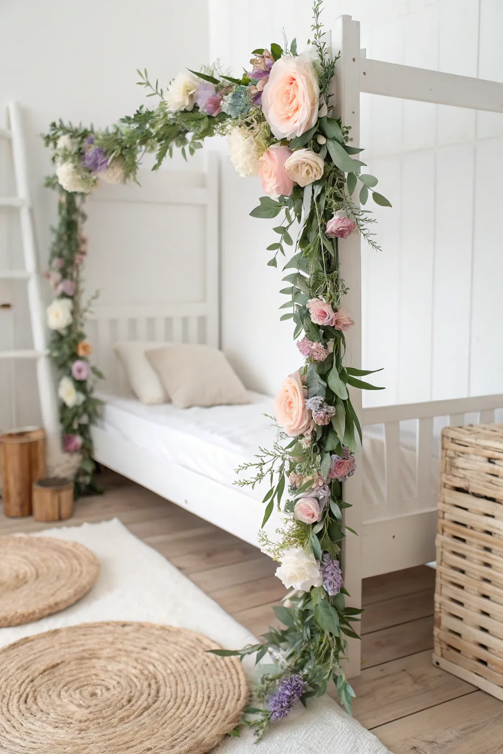 Elevate your space with a DIY floral garland – a touch of nature, effortlessly crafted.