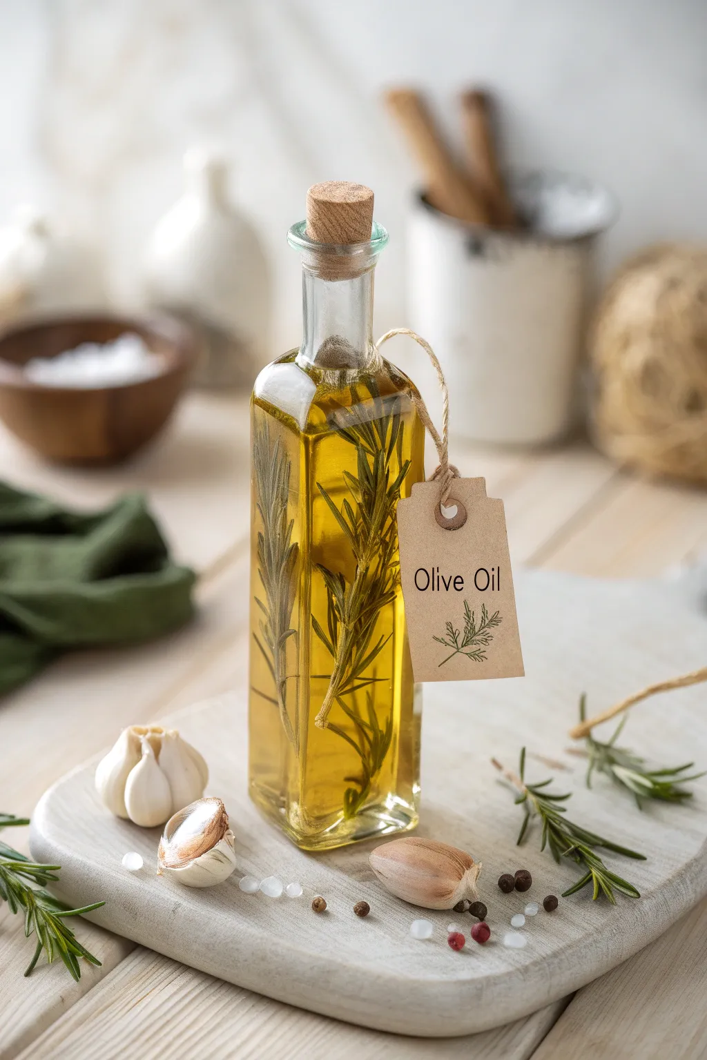 Elevate your gifting with artisan-infused olive oil – a touch of elegance and simplicity for your DIY creations.