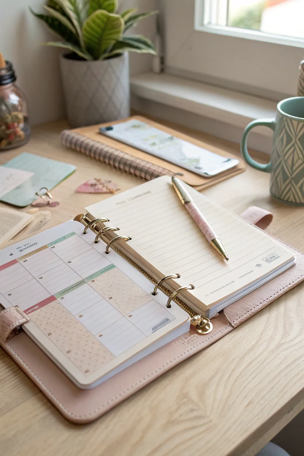 Elevate your planning game with personalized inserts that blend Scandinavian simplicity with boho charm. ✨📒