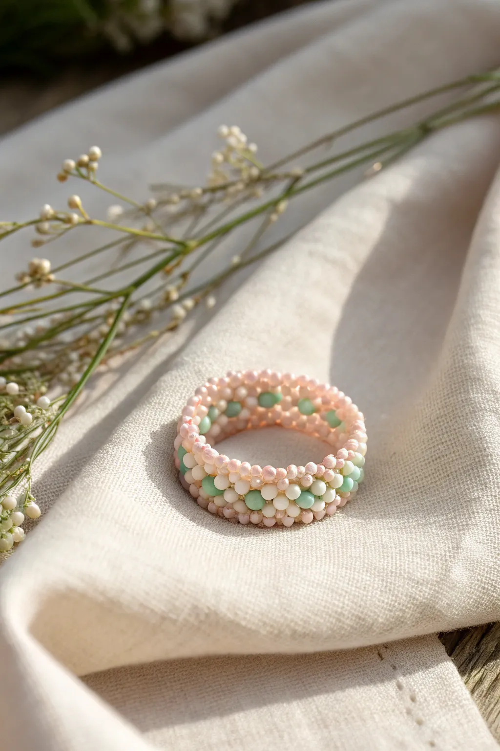 Craft your own elegance with intricate seed bead rings, where simplicity meets artistry.