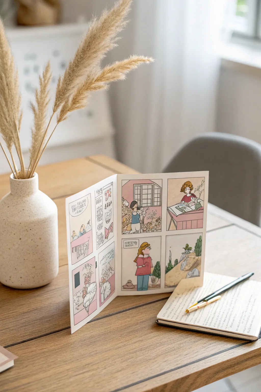 Craft a smile with this charming comic strip card – the perfect blend of creativity and appreciation!
