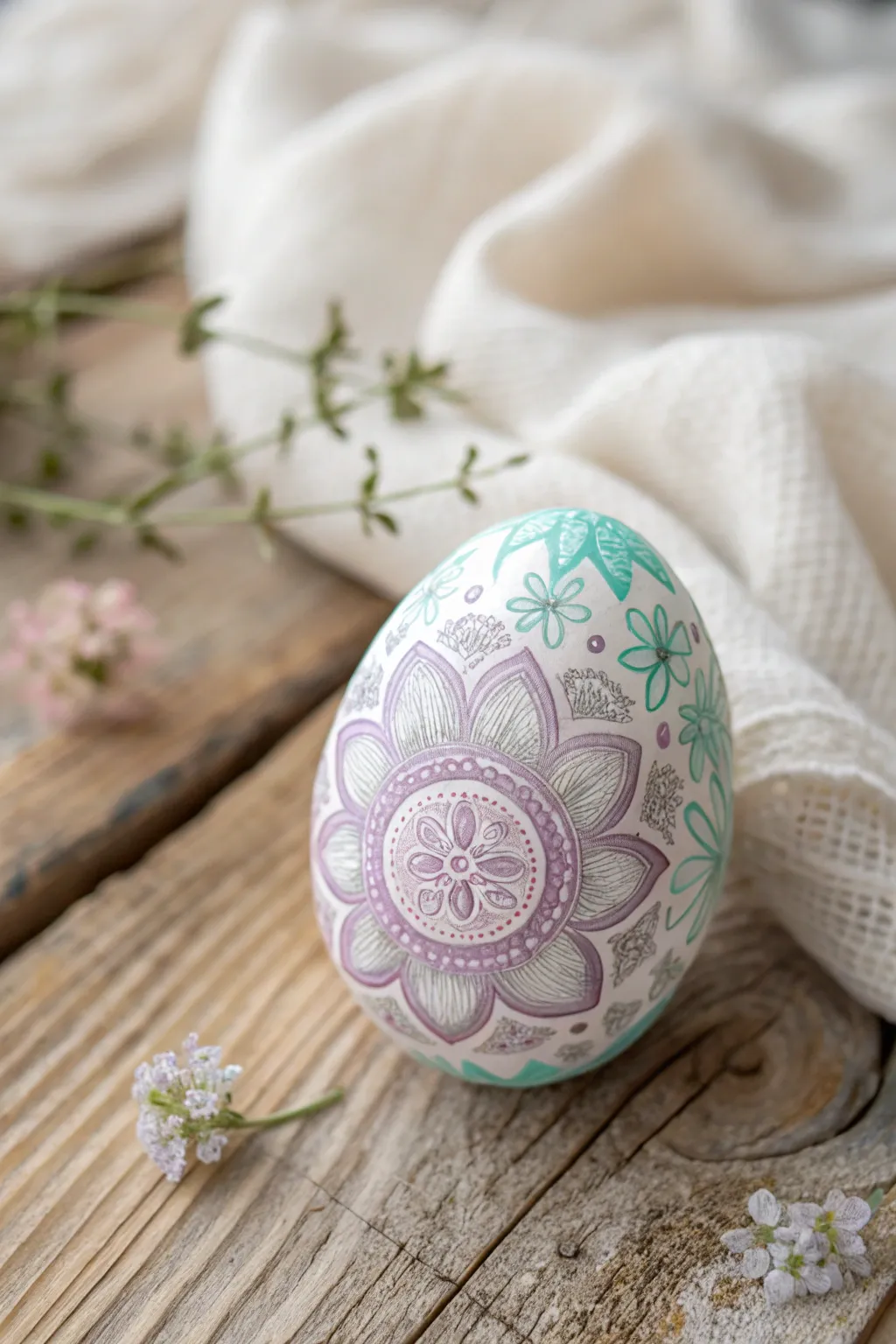 Find peace in the art of mandala drawing this Easter. 🌸✨