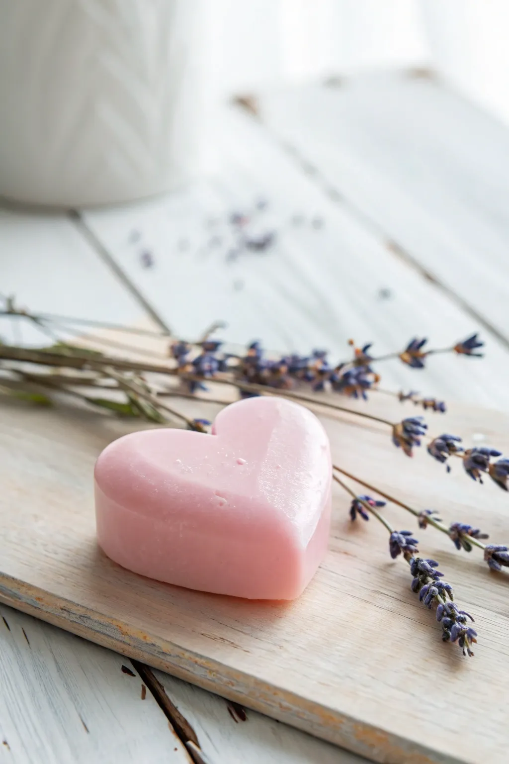 Crafted with love: Heart-shaped soap for a delightful Valentine’s gift!