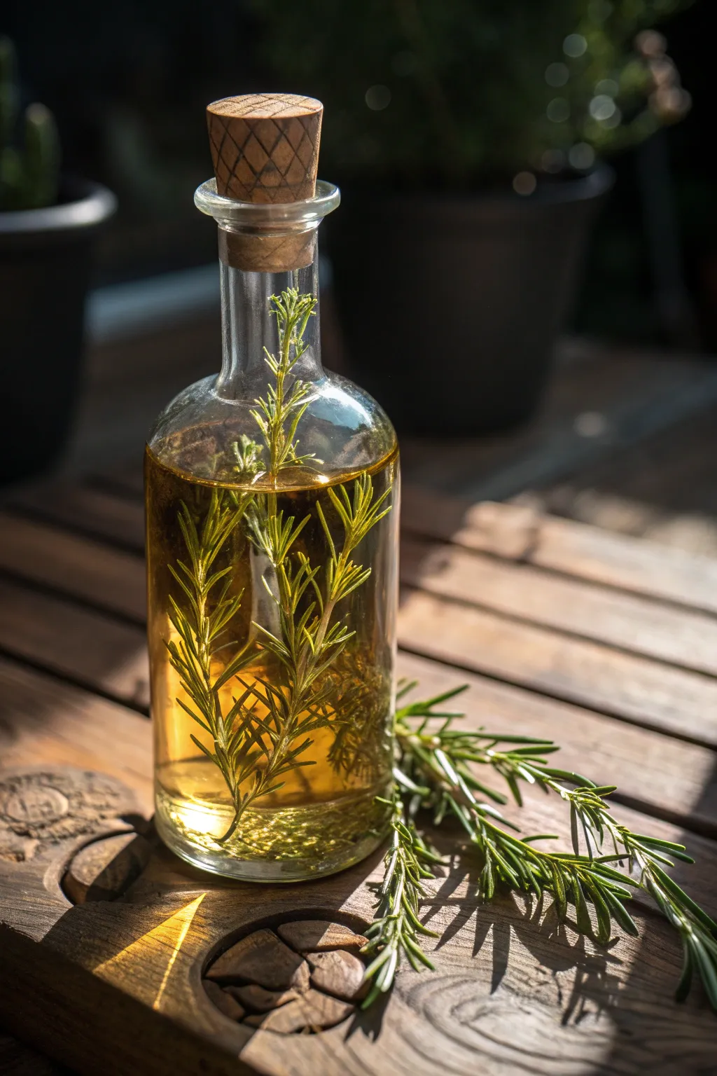 Elevate your kitchen with handcrafted herb-infuser bottles.