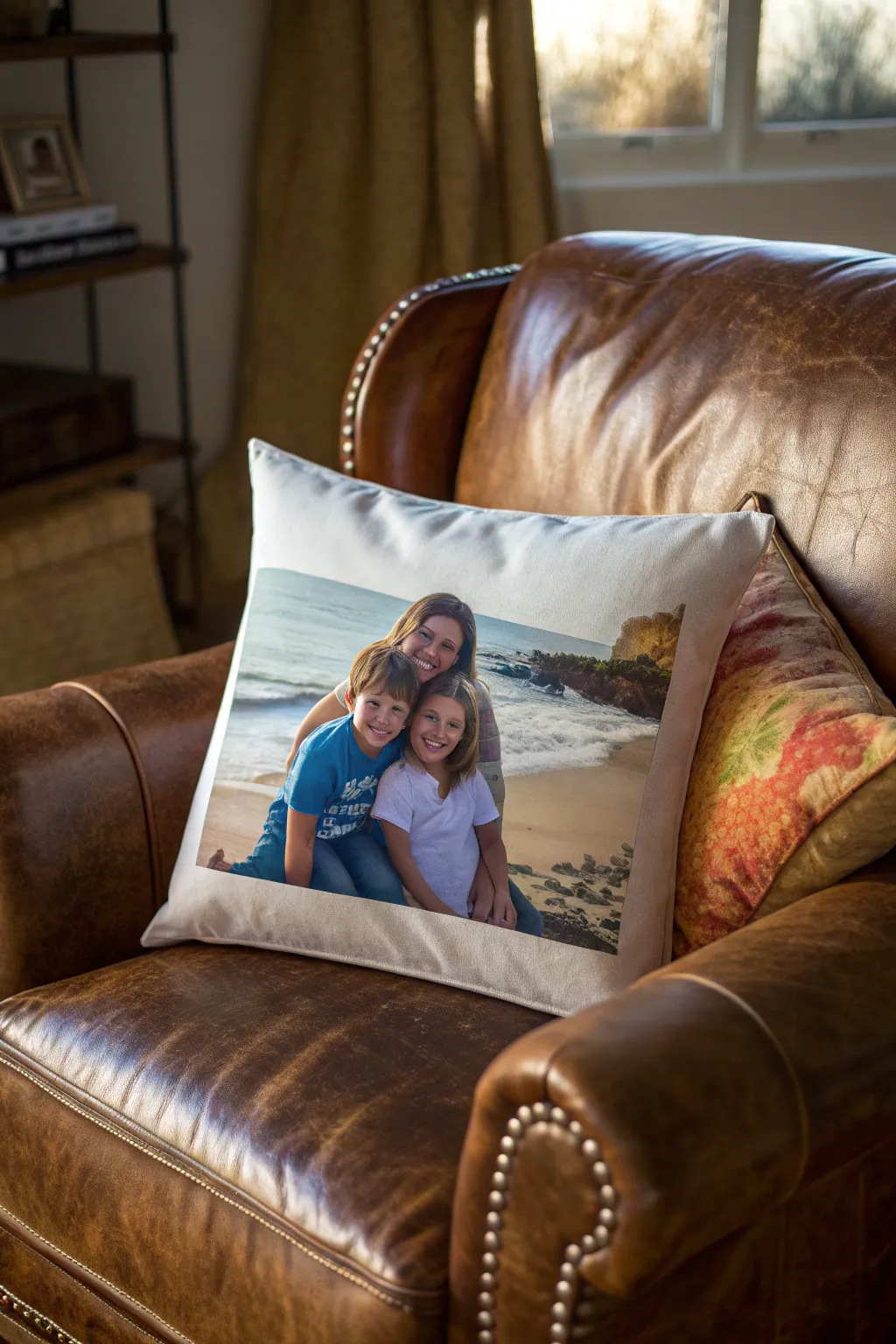 Crafted with love: A personalized pillow that brings cherished memories to life.