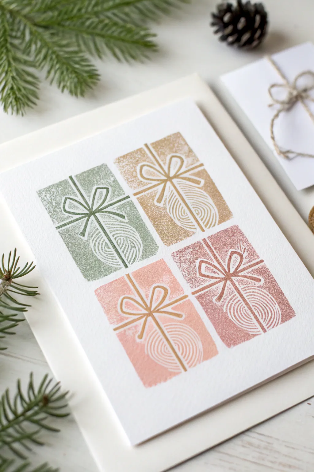 Craft your holiday joy with personalized fingerprint gift cards, where simplicity meets elegance.