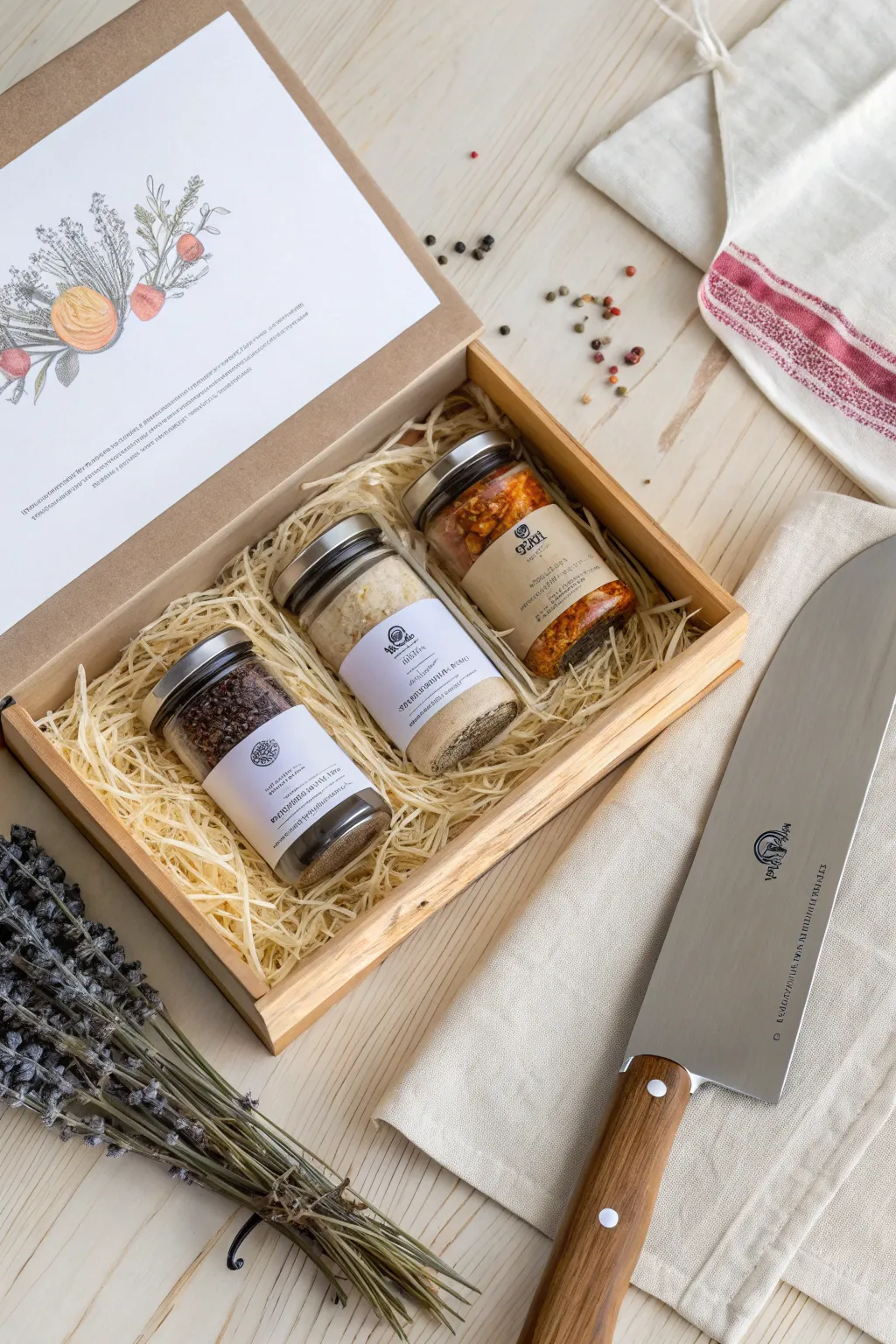 Embark on a culinary adventure with this exquisite gift box, perfect for exploring new flavors in style!