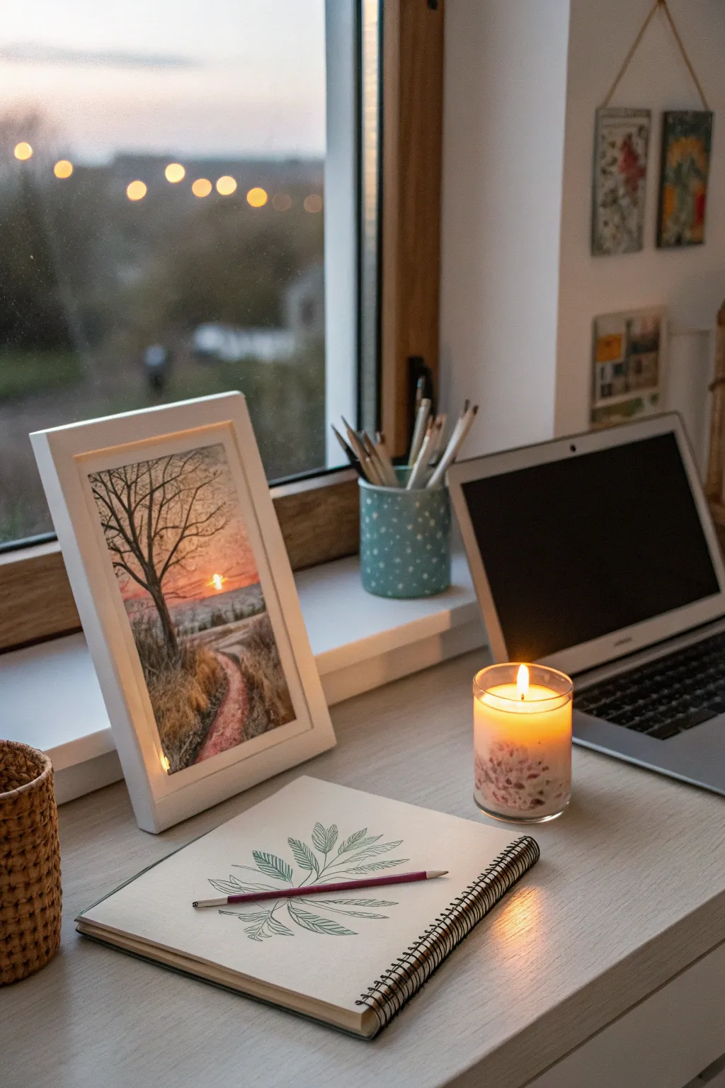 Unique art prints enhance the personal touch of candle gifts.