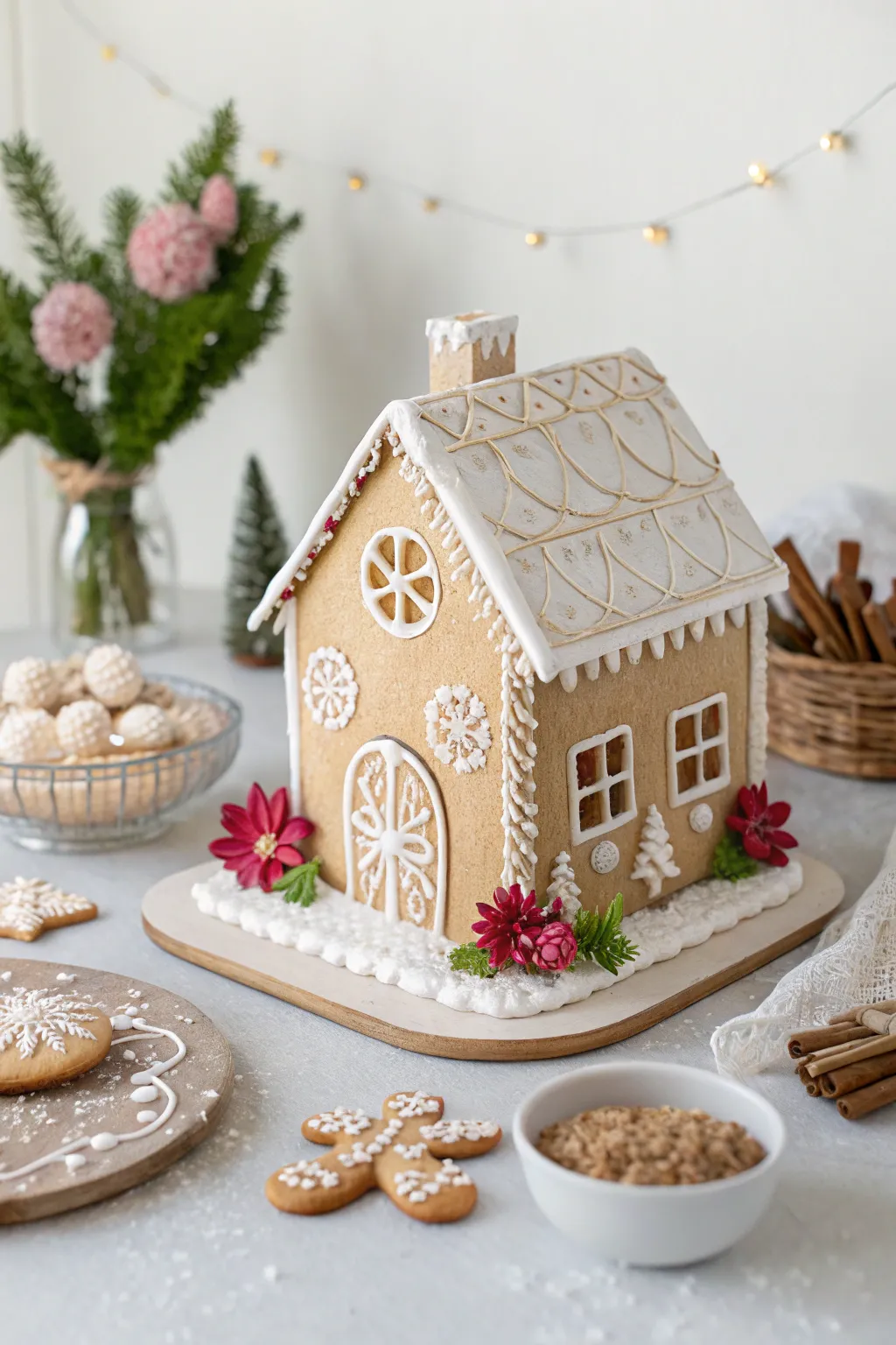 Unleash your creativity with this charming, minimalist gingerbread playset—where imagination meets craftsmanship.