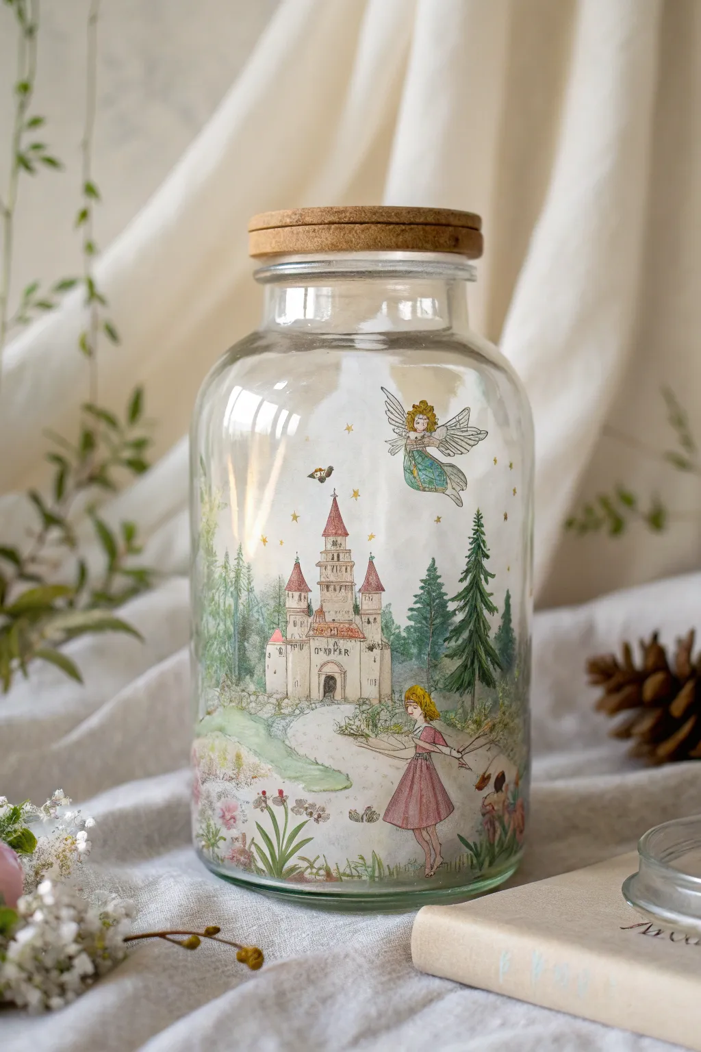 Enchant your space with whimsical fairy tale jars, where stories come to life.