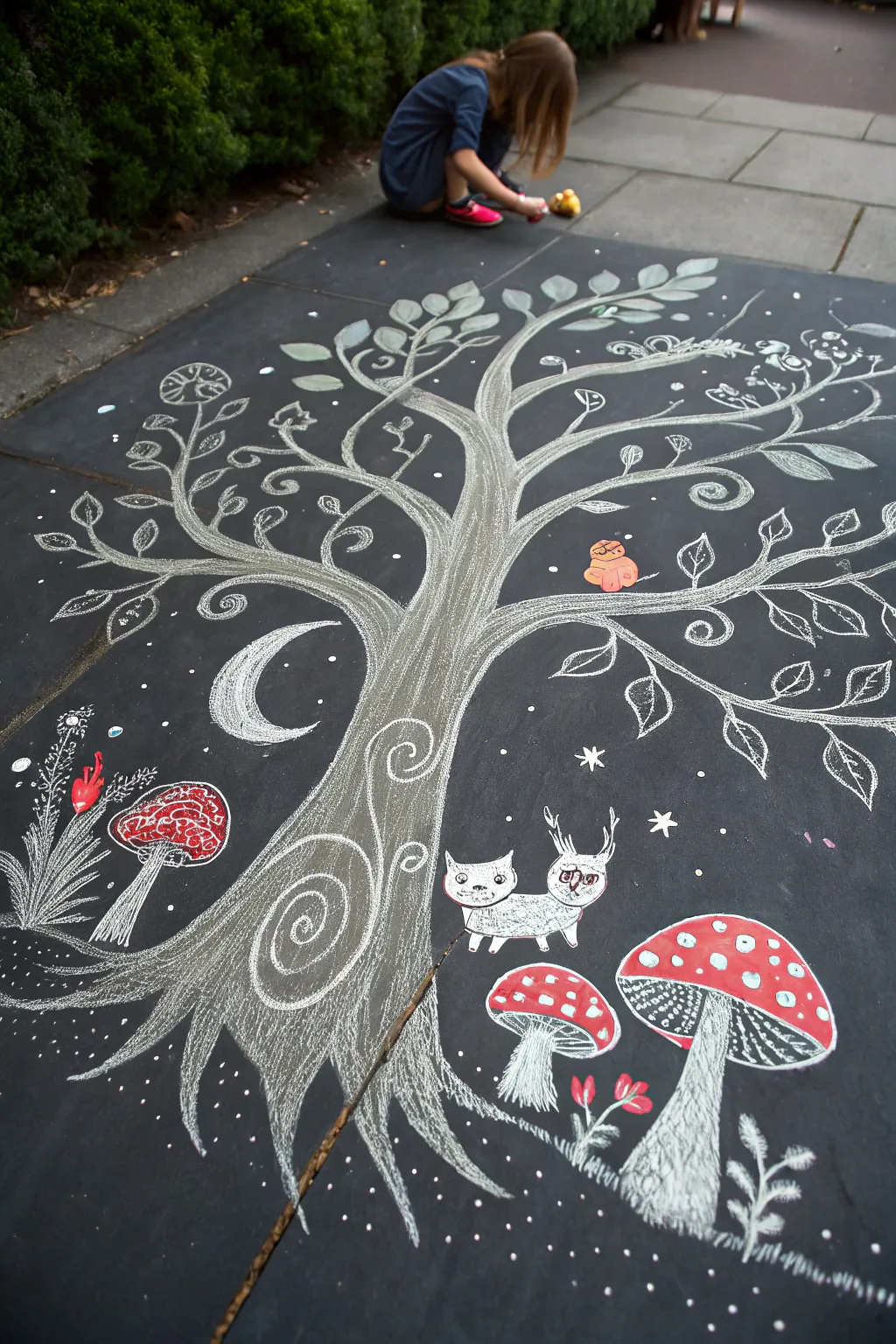 Step into the whimsical wonder of an enchanted forest, where every detail tells a story.