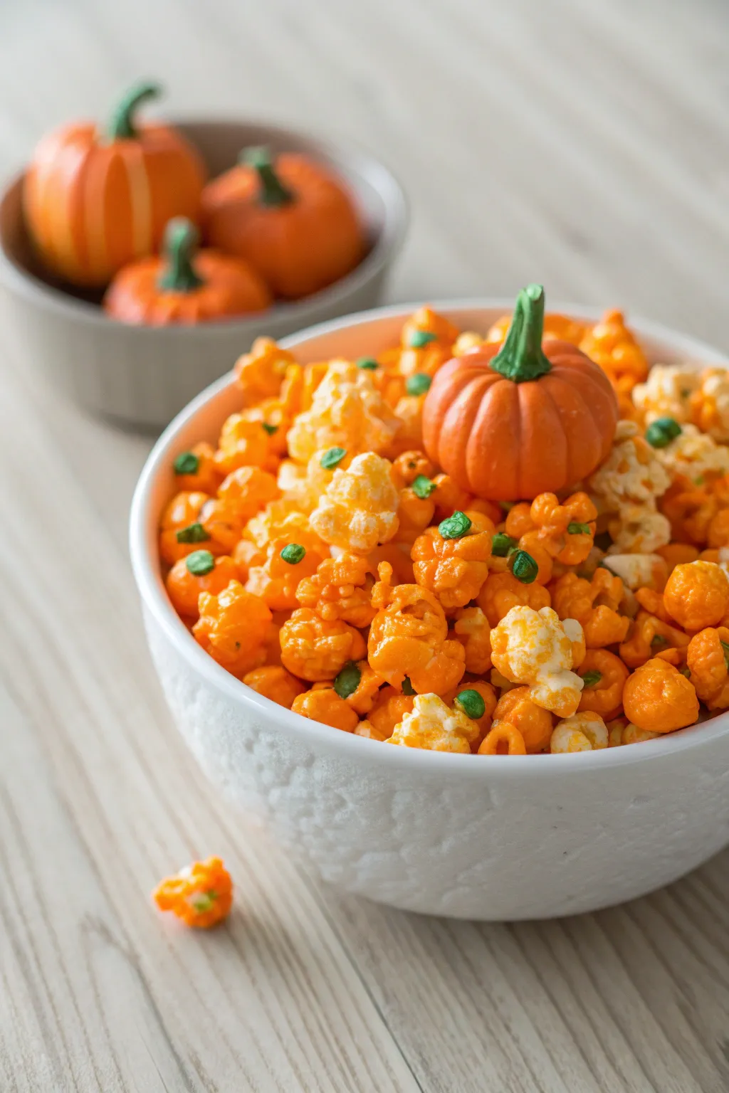 Elevate your Halloween snack game with charming Jack-o'-Lantern popcorn – a perfect blend of festive fun and minimalist elegance!