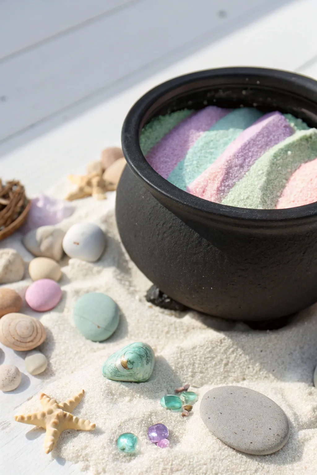 Discover the magic in simplicity with our Cauldron of Colors - a playful sensory delight!