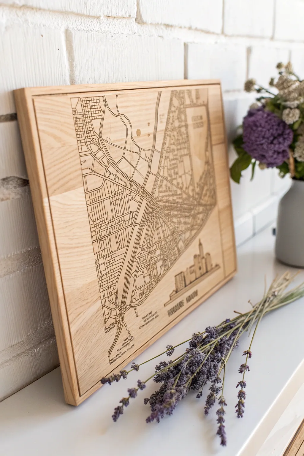 Embrace your wanderlust with a handcrafted map sign that brings cherished places to life.