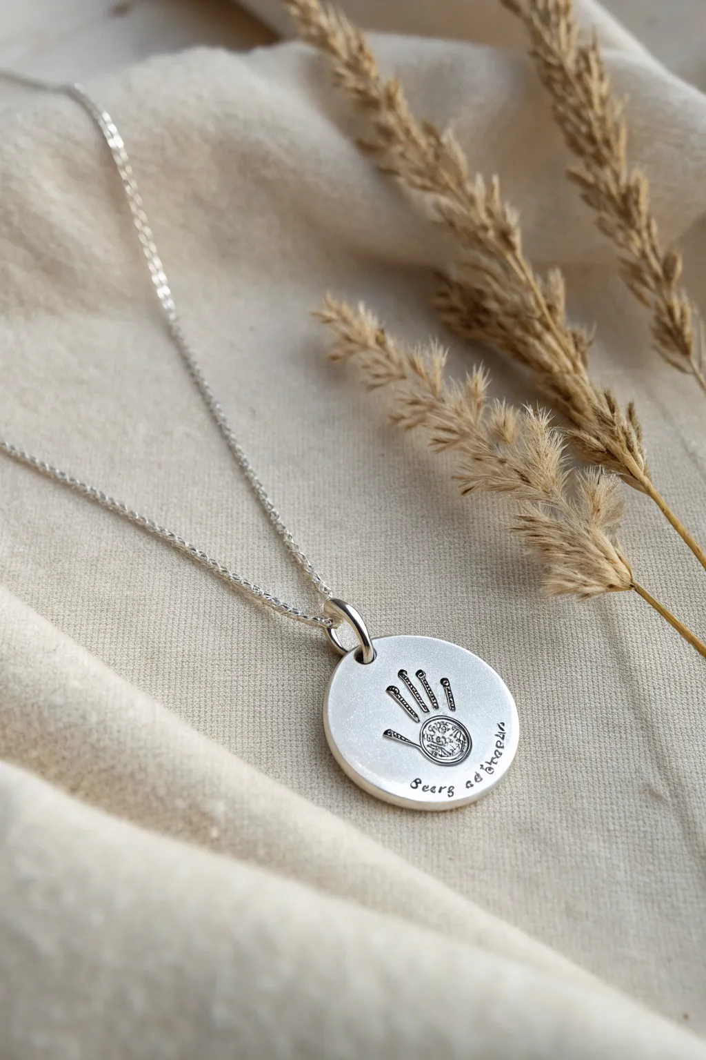 Keep loved ones close with handprint jewelry that speaks to the heart.