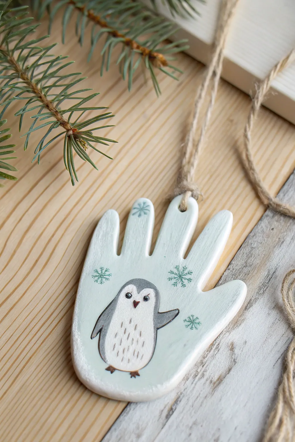 Transform your handprints into enchanting penguin ornaments—simple, fun, and charming additions to your holiday decor.