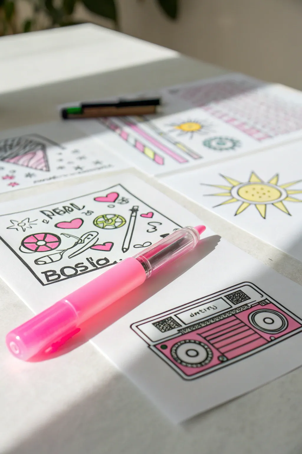 Bring the 80s to life with neon highlights and retro vibes. #CreativeInspiration