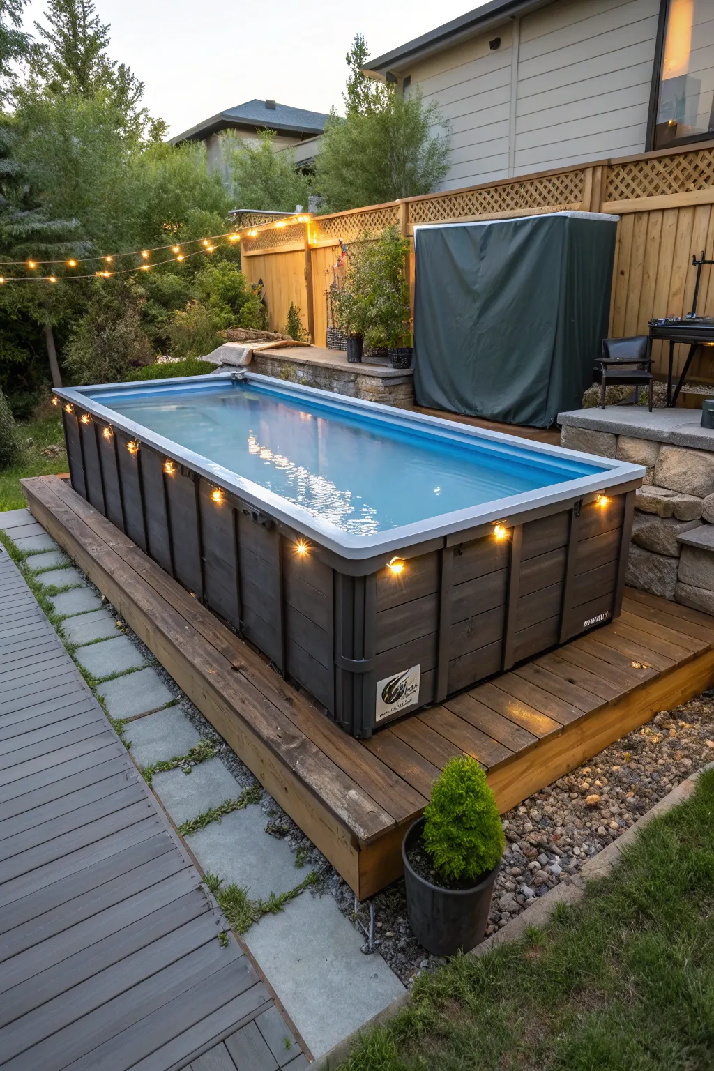 Dive into Creativity: Transform a Dumpster into Your Backyard Oasis!