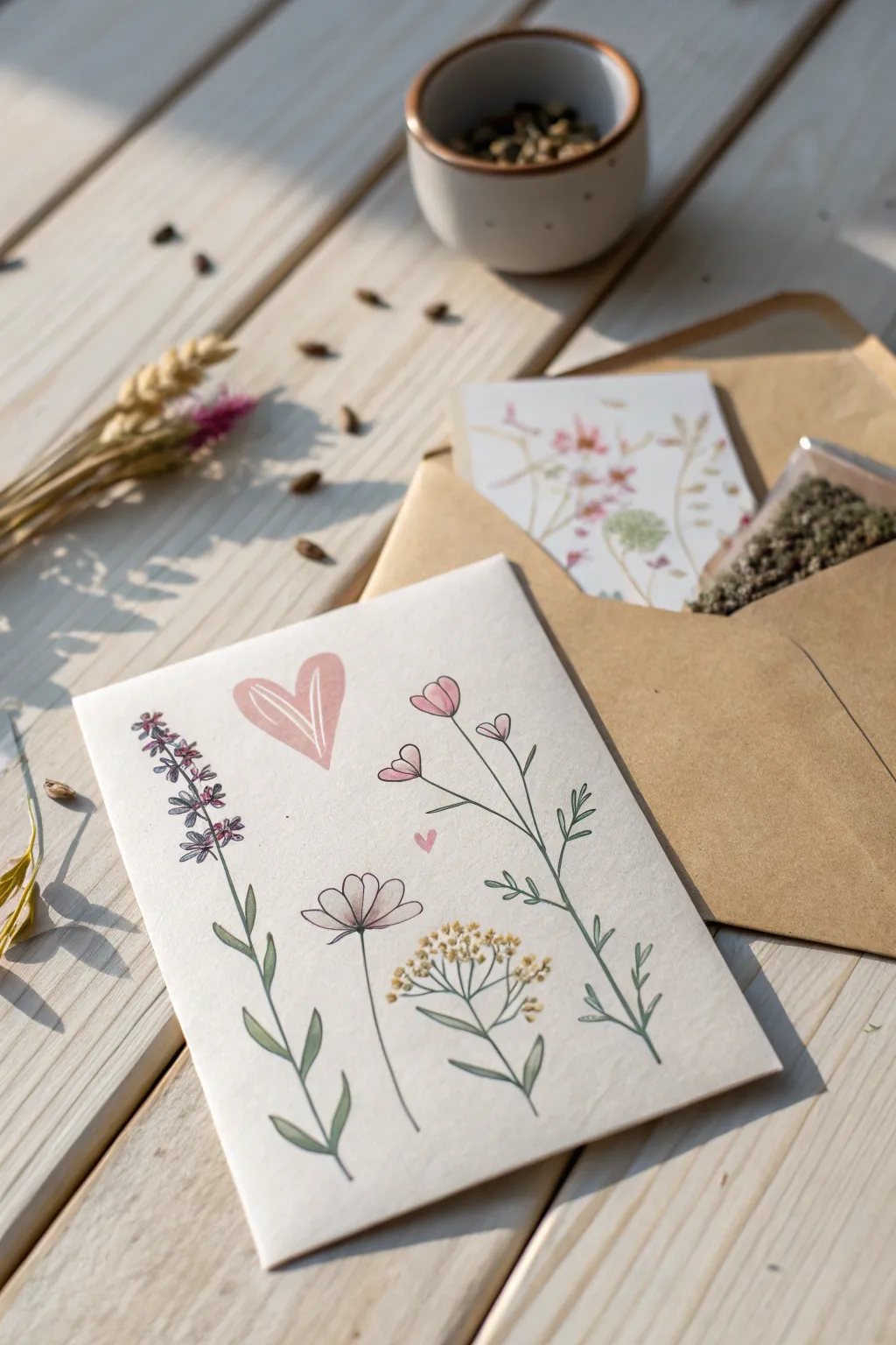 Plant the seeds of love with an eco-friendly Valentine's card that's as thoughtful as it is beautiful. 🌿💌
