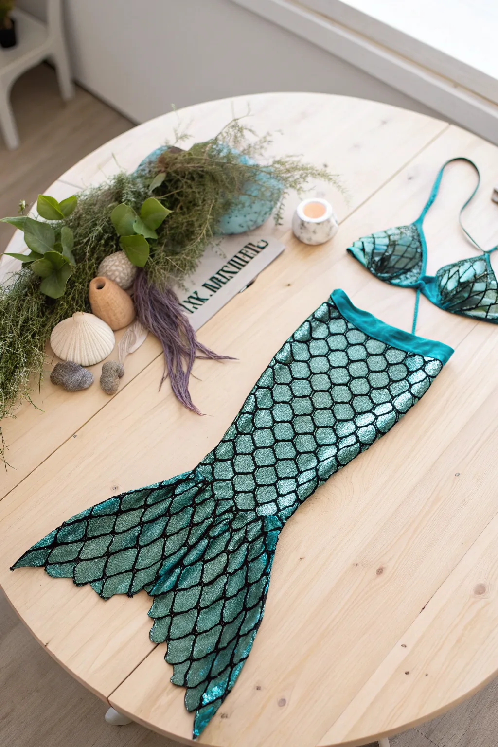 Dive into the depths of creativity with this DIY Cursed Mermaid costume, where simplicity meets enchantment.