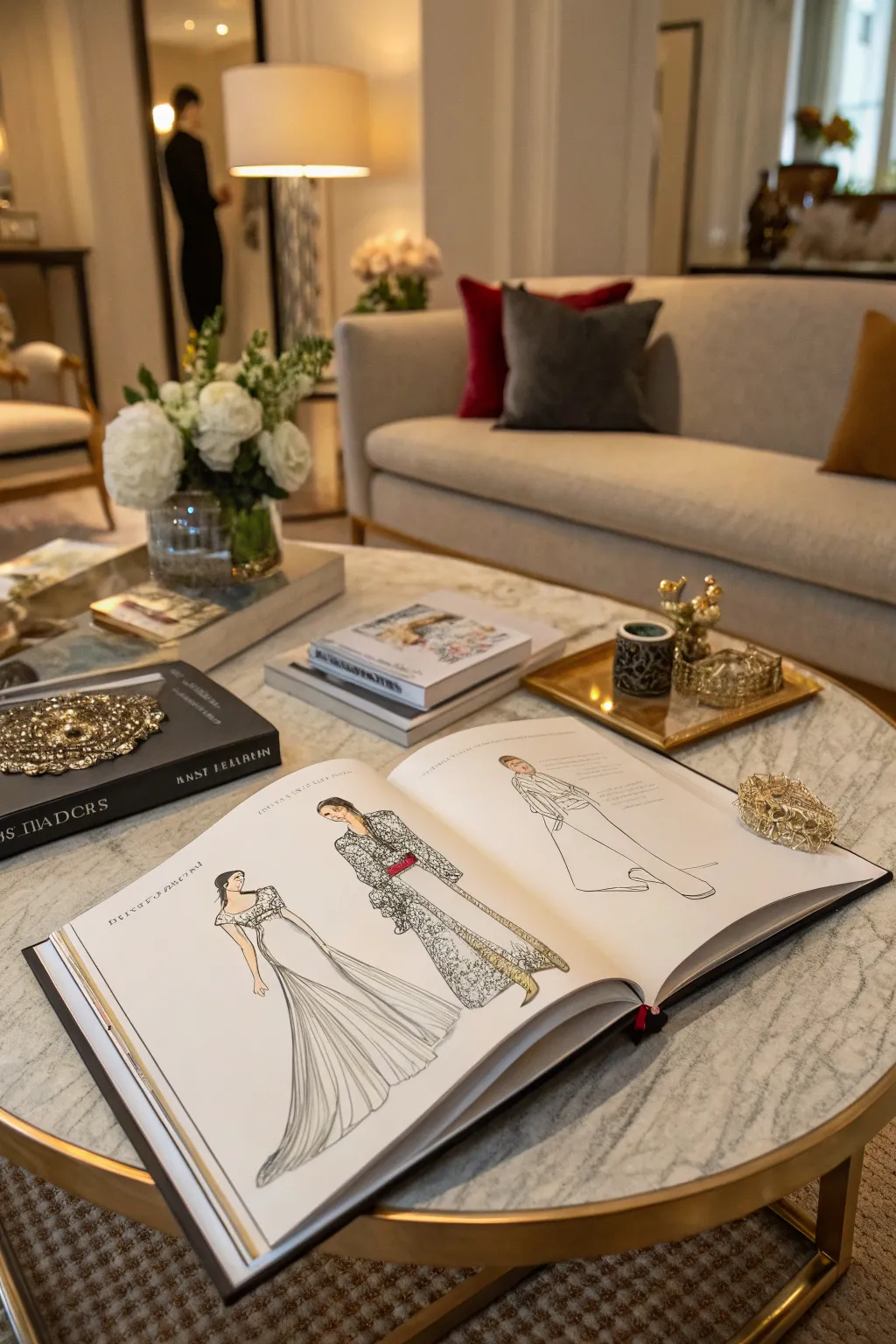 A fashion illustration book to inspire creativity.
