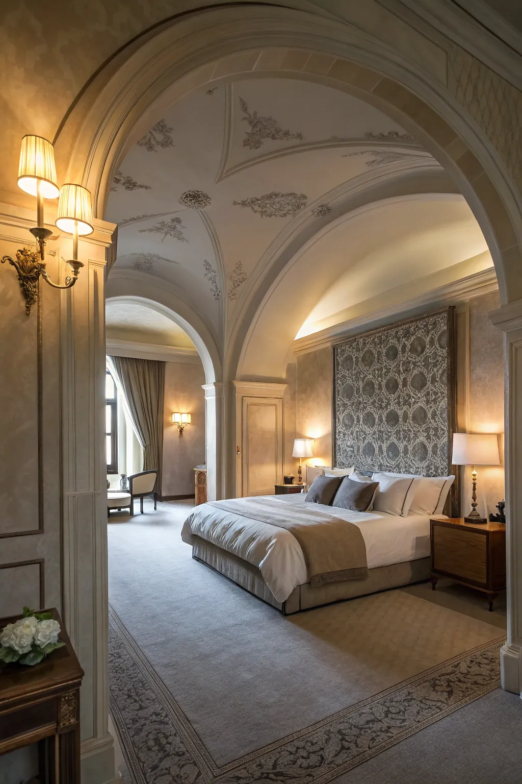 Architectural features add character and charm.