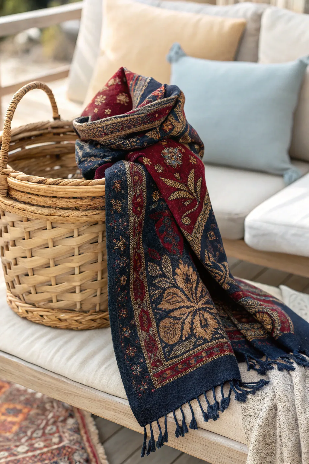 Embrace warmth and style with our Winter Wonderland Scarf Collection, where bold patterns meet cozy elegance.