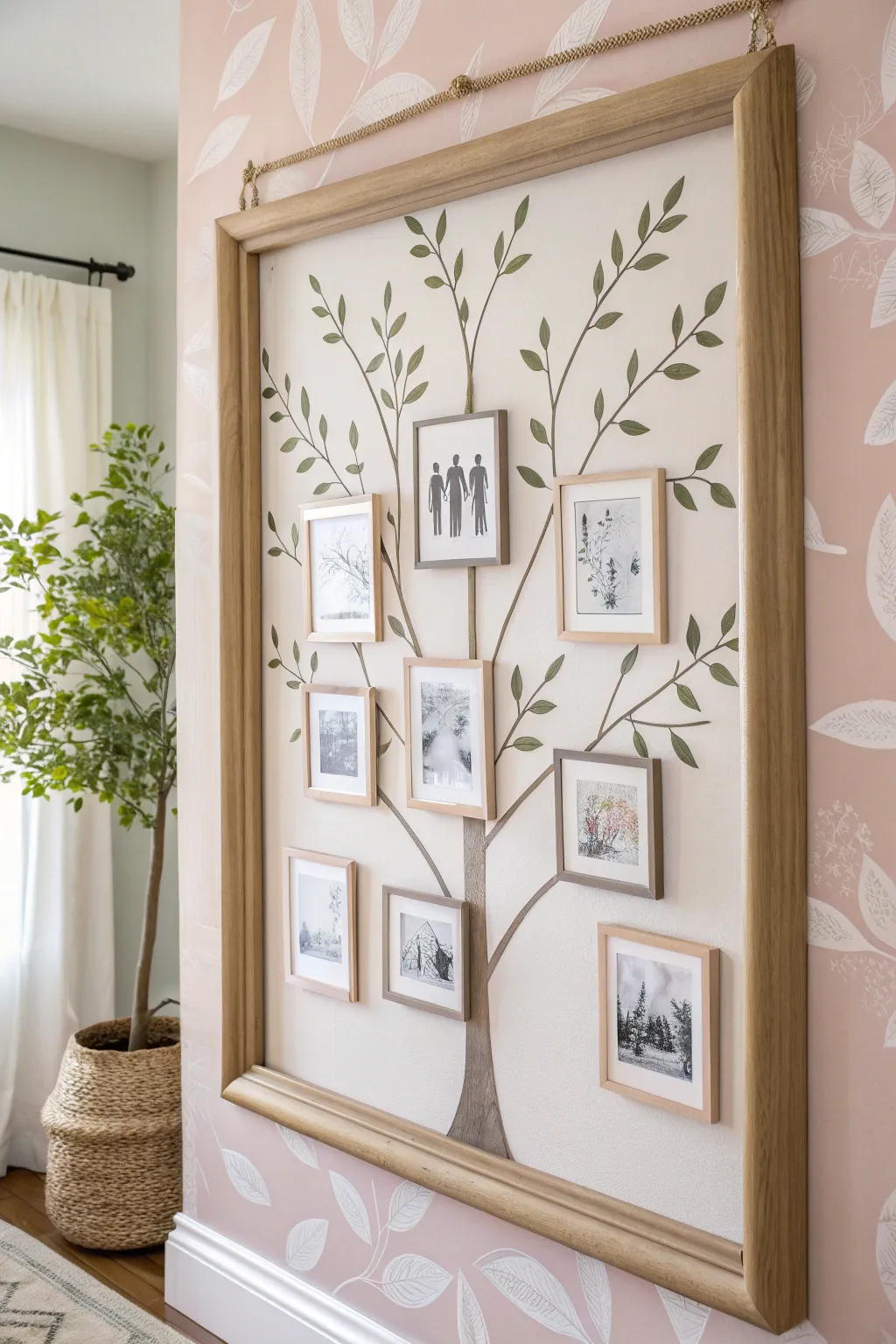 Celebrate family with timeless elegance: A minimalist family tree that tells your unique story.