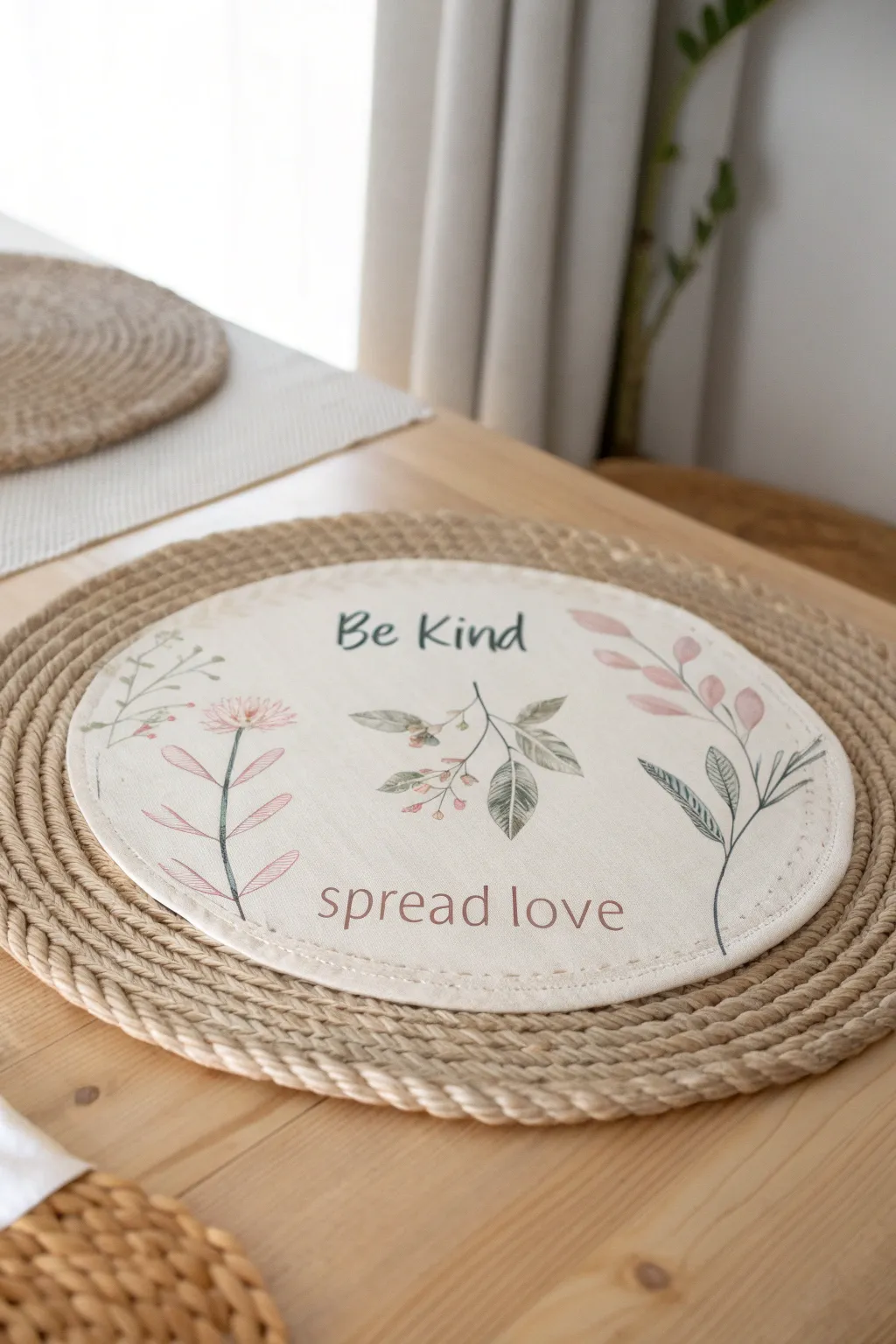 Spread warmth with every meal: Discover the charm of kindness placemats.