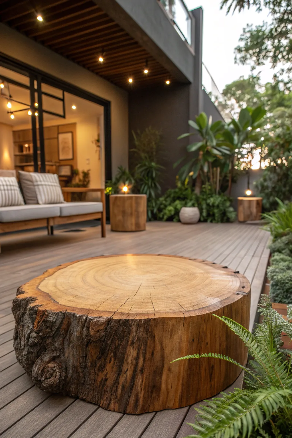 Enhance your outdoor space with the timeless beauty of timber-edged patios.