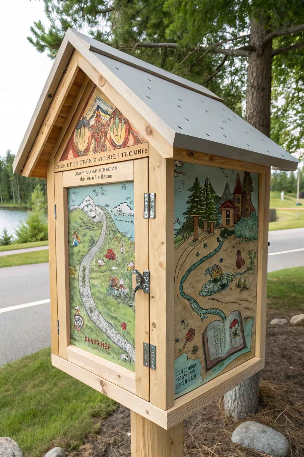 Embark on a whimsical journey with every book—discover the adventures hidden in this fantasy map library!