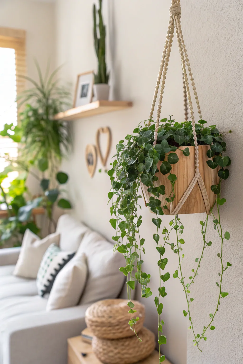Bring nature indoors with a stunning wall-mounted planter—where simplicity meets natural beauty.