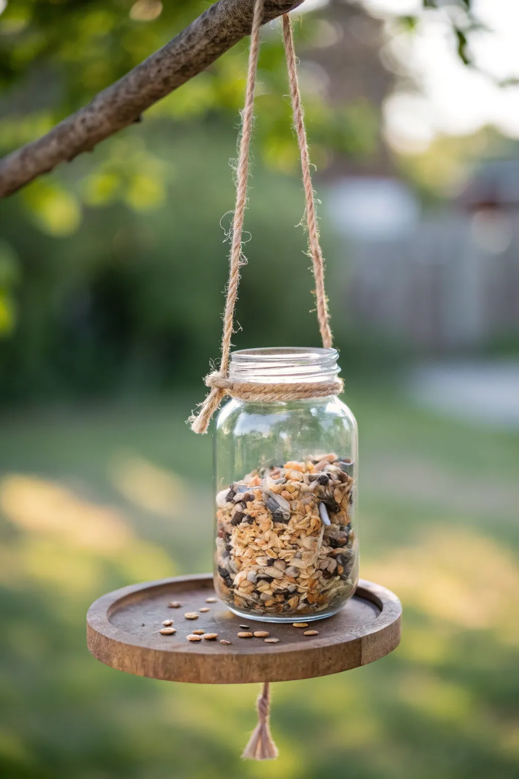 Invite nature into your garden with this chic, eco-friendly bird feeder.