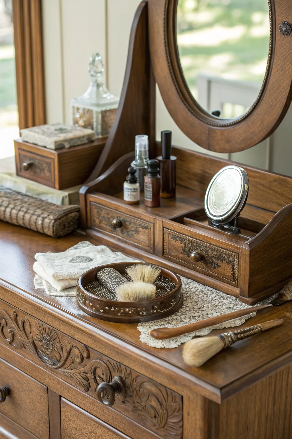 Turn that missing drawer into a gentleman's grooming haven with style and finesse.