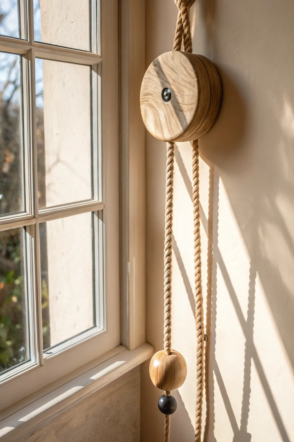 Effortless elegance: Discover the beauty of simplicity with this handcrafted pulley model.