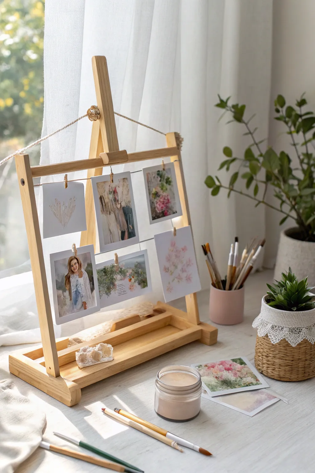 Capture cherished moments with a heartfelt memory collage, perfect for a minimalist Mother's Day gift.