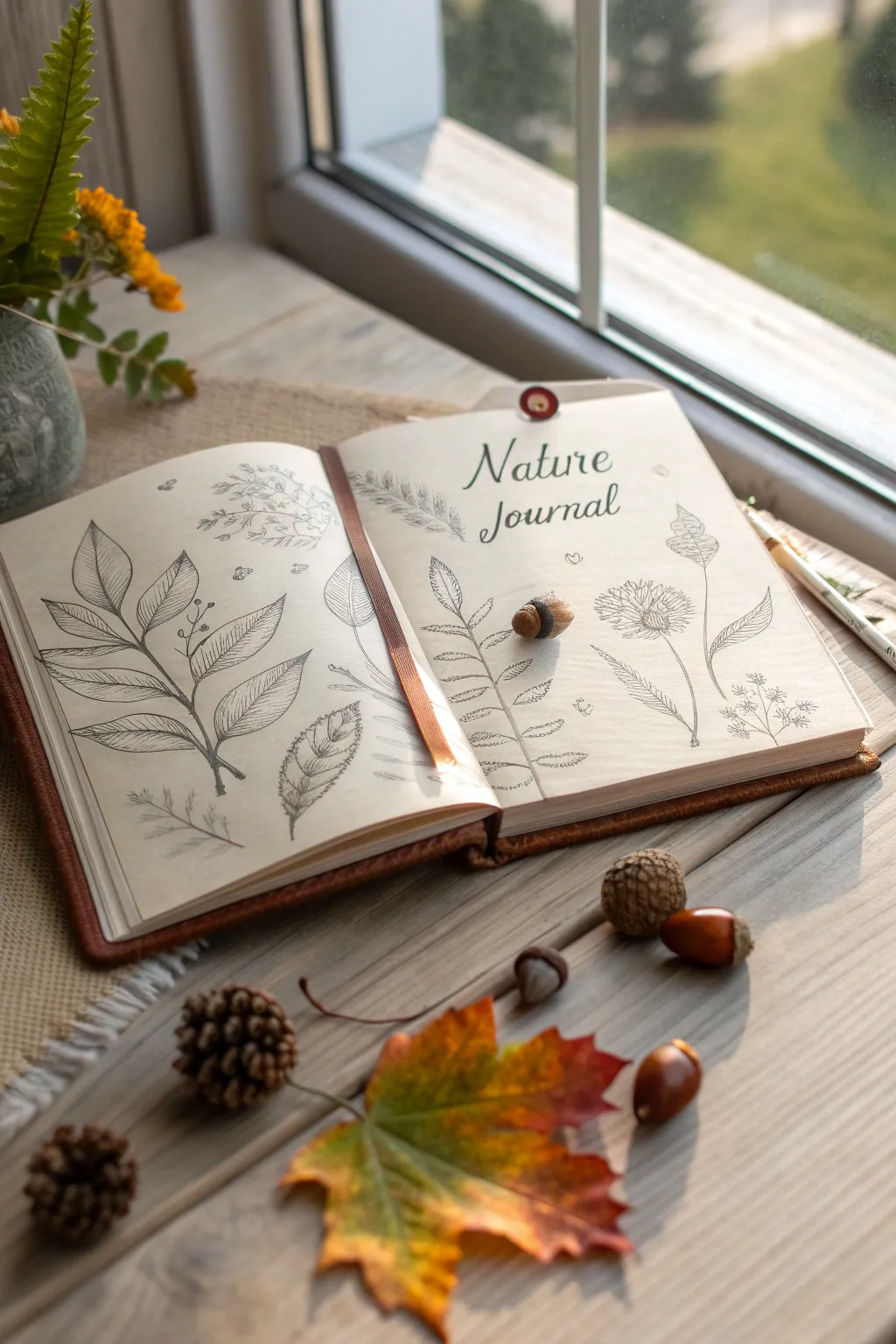 Capture the beauty of changing seasons with your own nature journal. 🍂✨ #PhenomenalPhenology #NatureJournaling