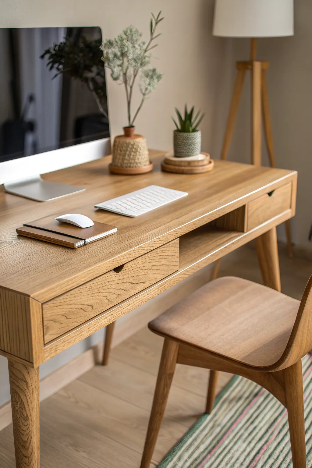 Transform your workspace with a touch of metallic elegance—where simplicity meets sophistication.