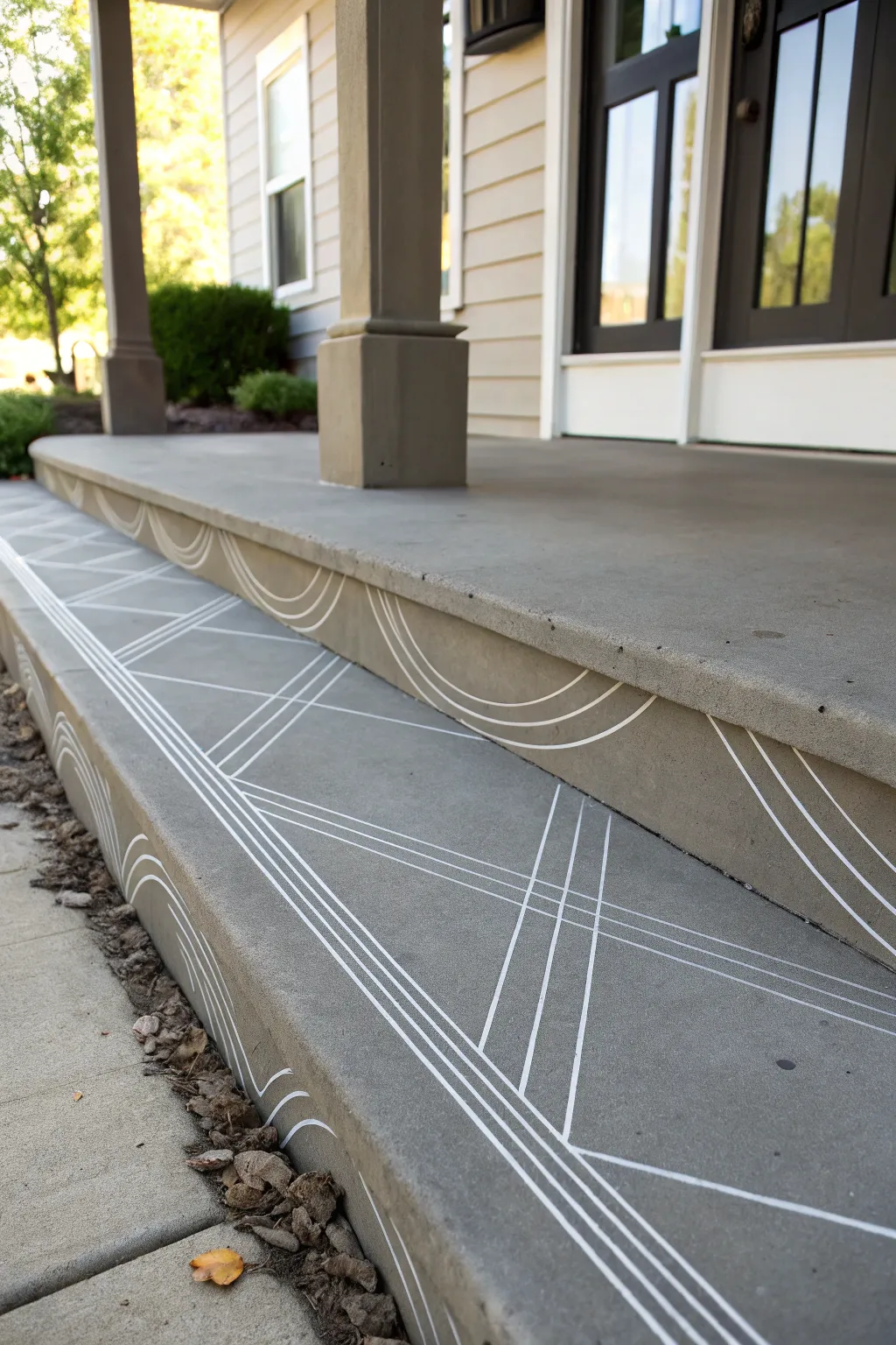 Elevate your porch with the elegance of minimalist line art—where simplicity meets craftsmanship.