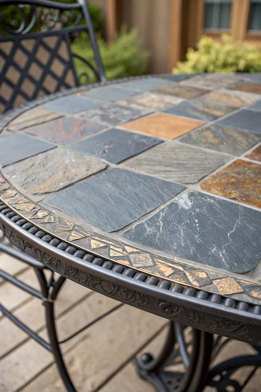 Transform your patio with the timeless elegance of slate tiles. Durable, stylish, and perfect for any outdoor setting.