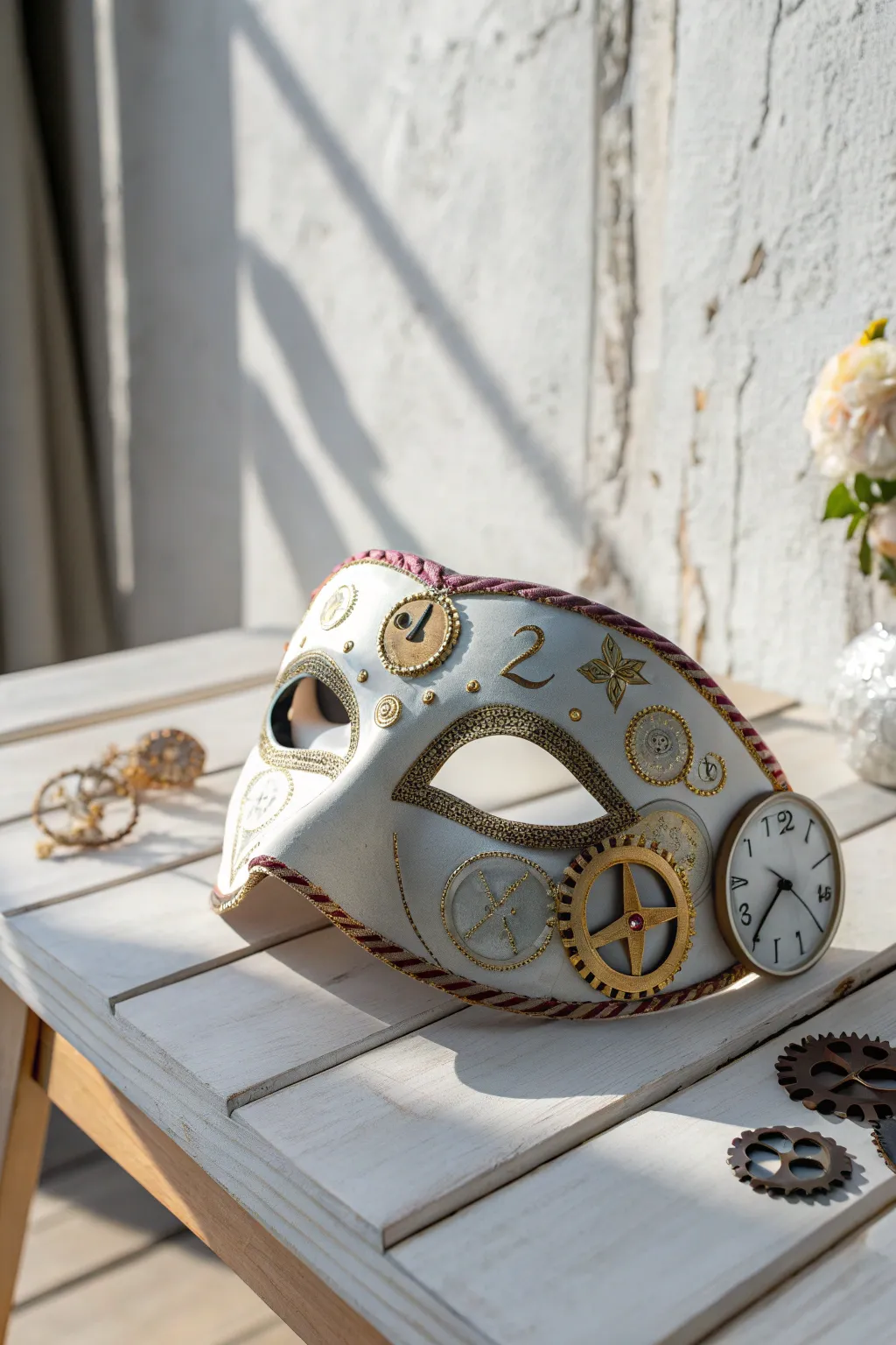 Unveil your story: A mask that bridges past, present, and future.