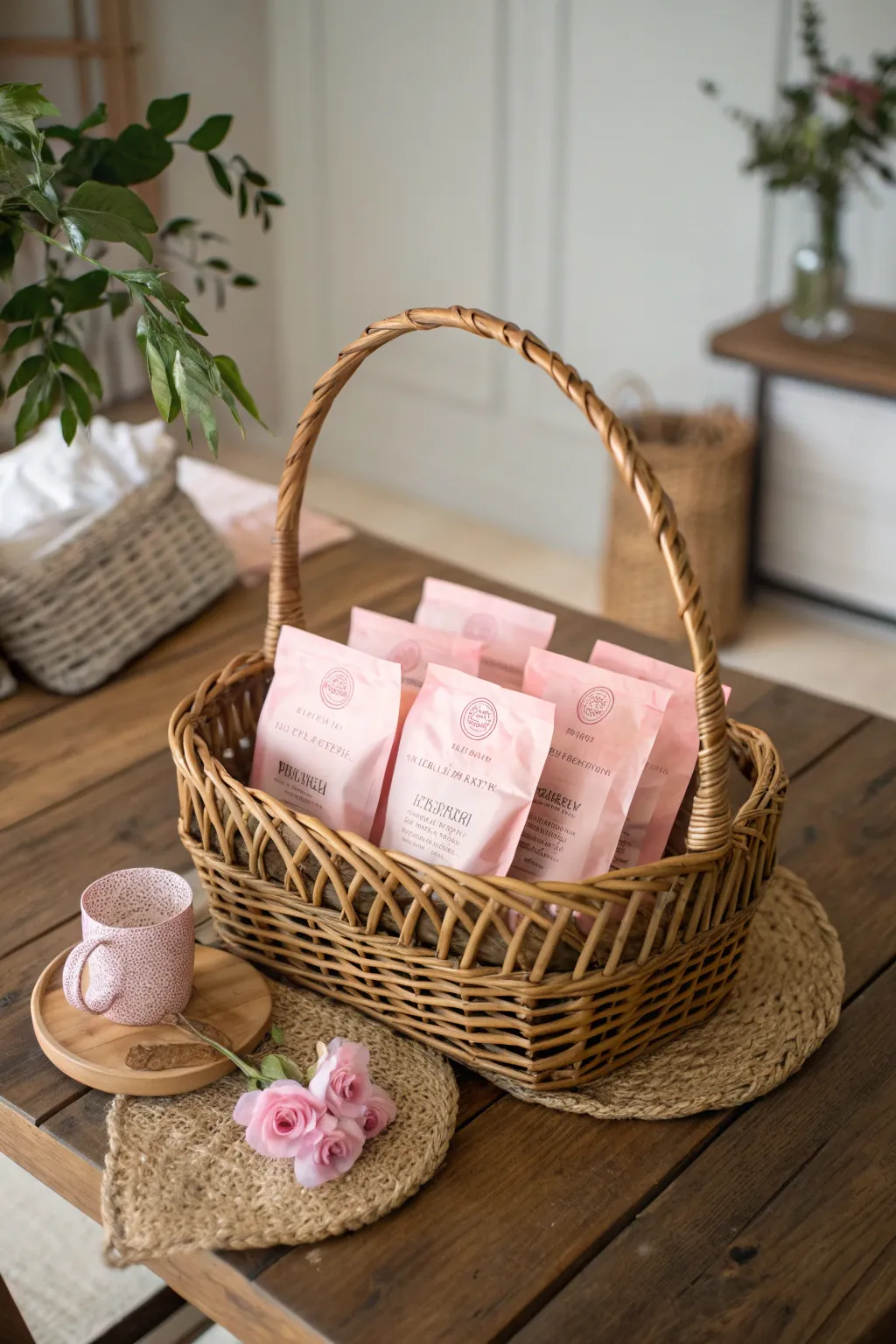Indulge in a pink-themed tea time with a touch of Scandinavian elegance. 🌸🍵