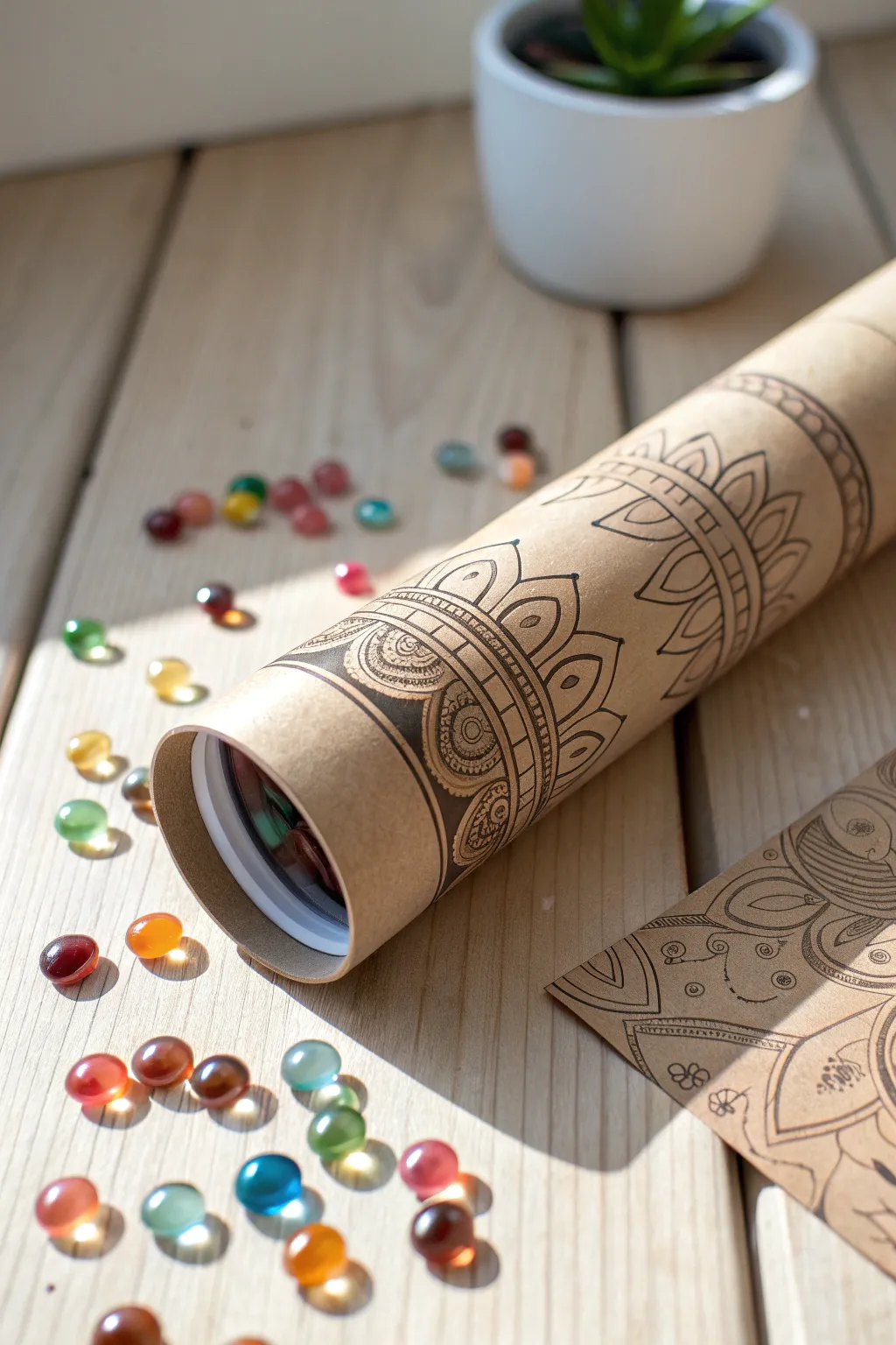 Capture the magic of creativity with this DIY kaleidoscope project!