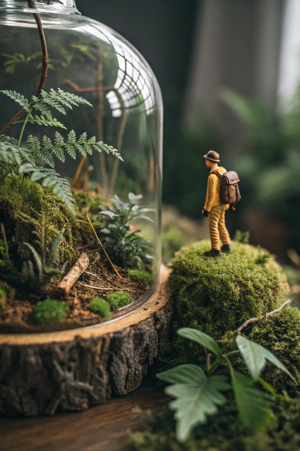 Discover the beauty of miniature adventures in your own handcrafted rainforest oasis.