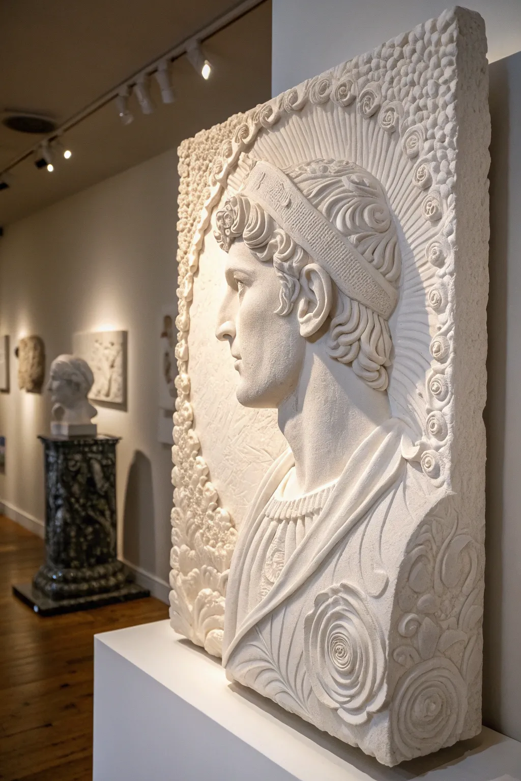 Transforming the ordinary into art: Explore the textures of styrofoam in this captivating sculpture.